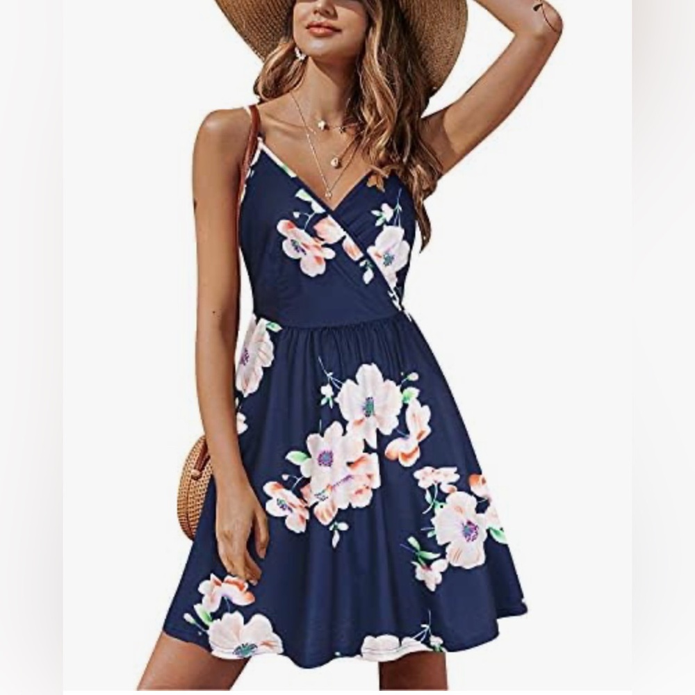Floral Navy Dress